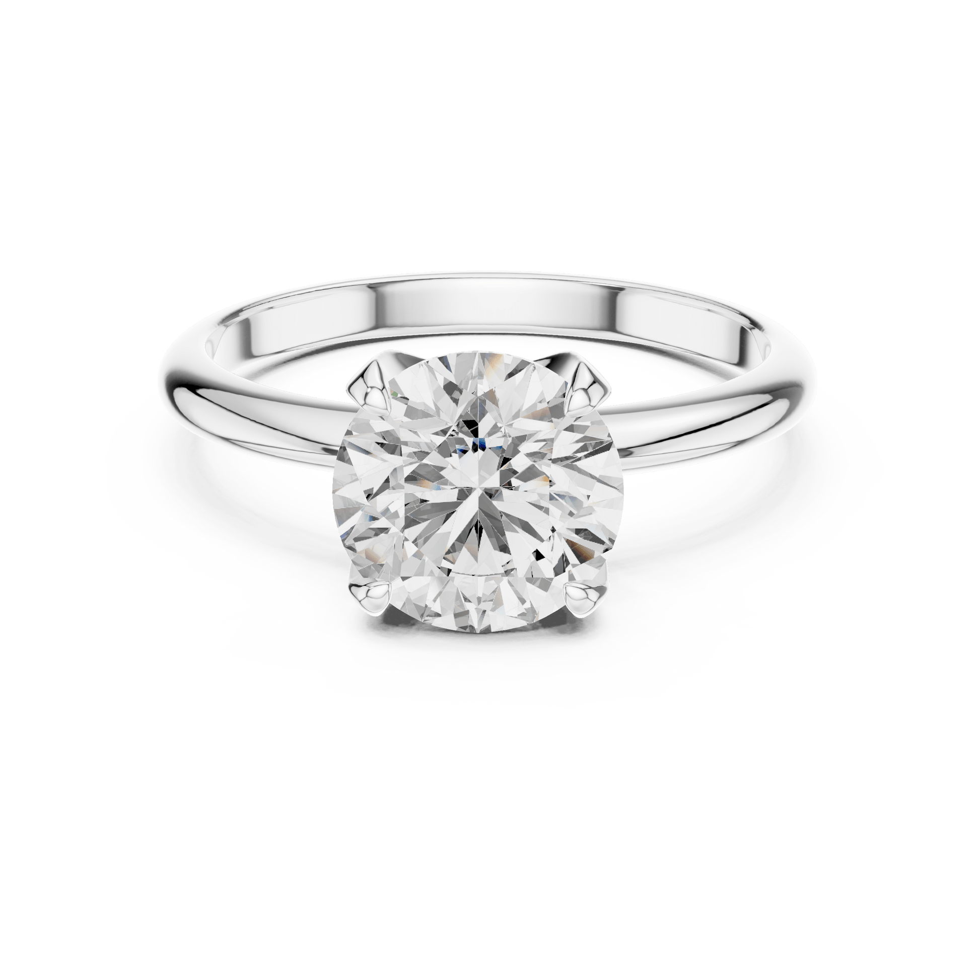 1.5 CT Round Lab Grown Engagement Ring - Carat Elara