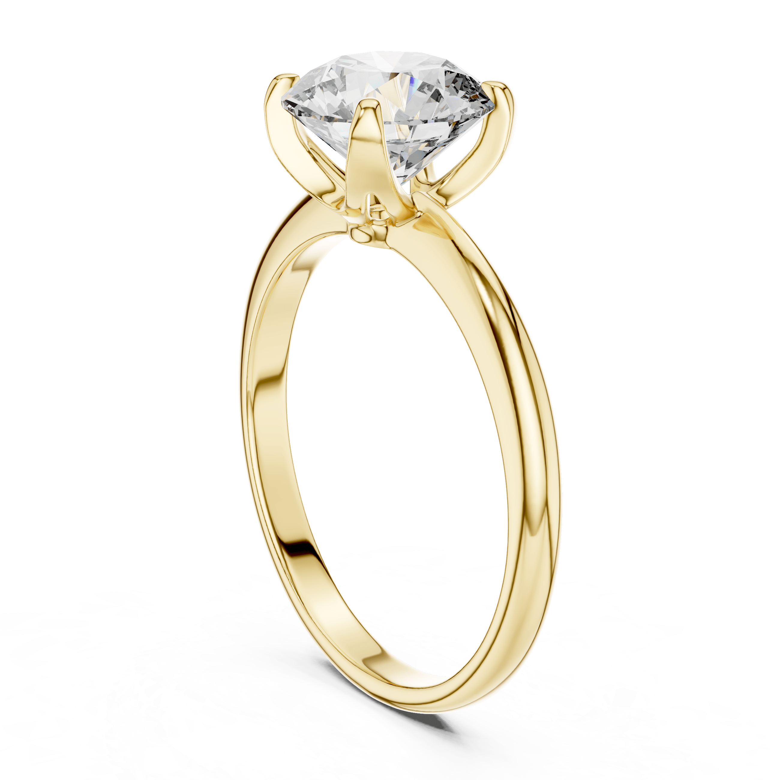 1.5 CT Round Lab Grown Engagement Ring - Carat Elara