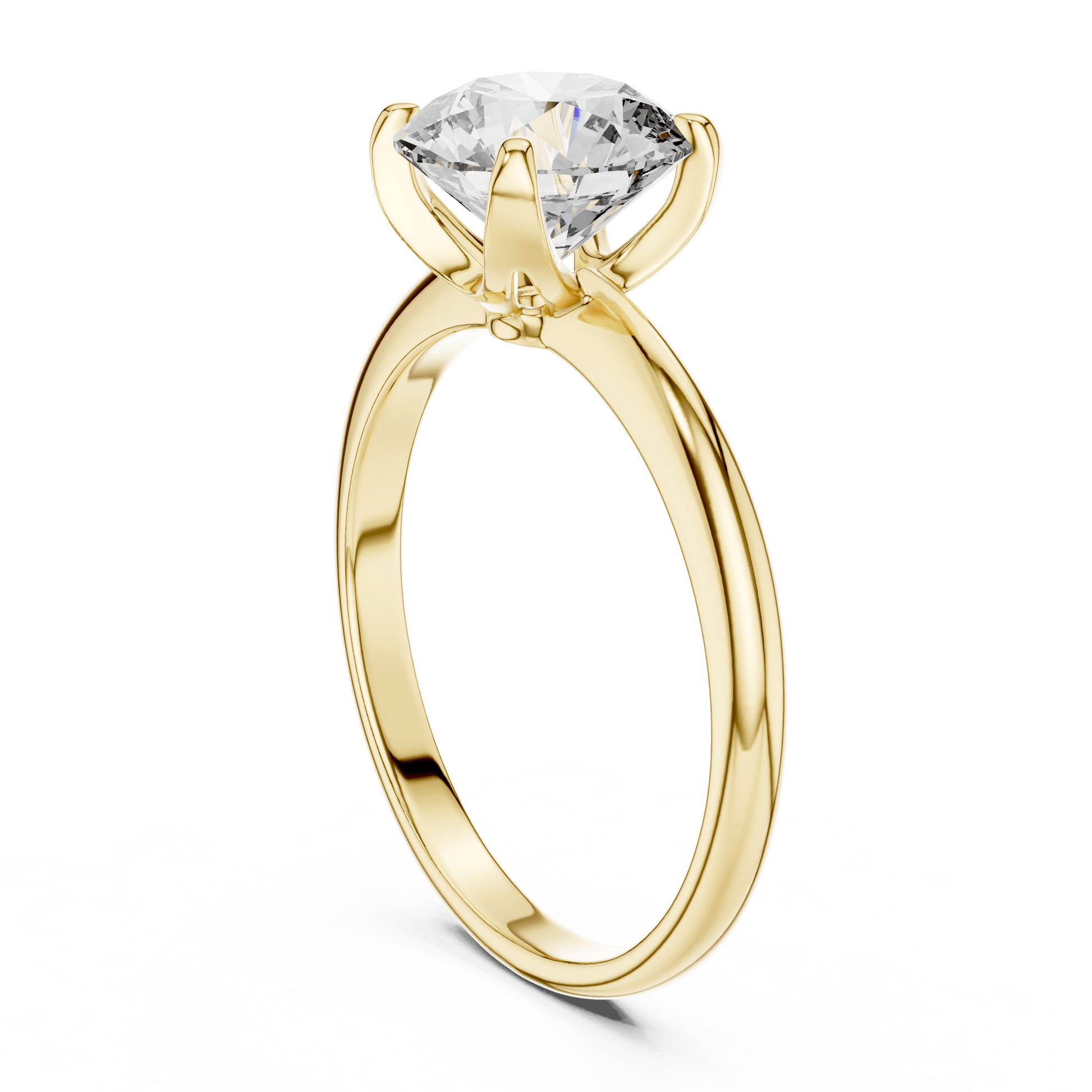 1.5 CT Round Lab Grown Engagement Ring - Carat Elara
