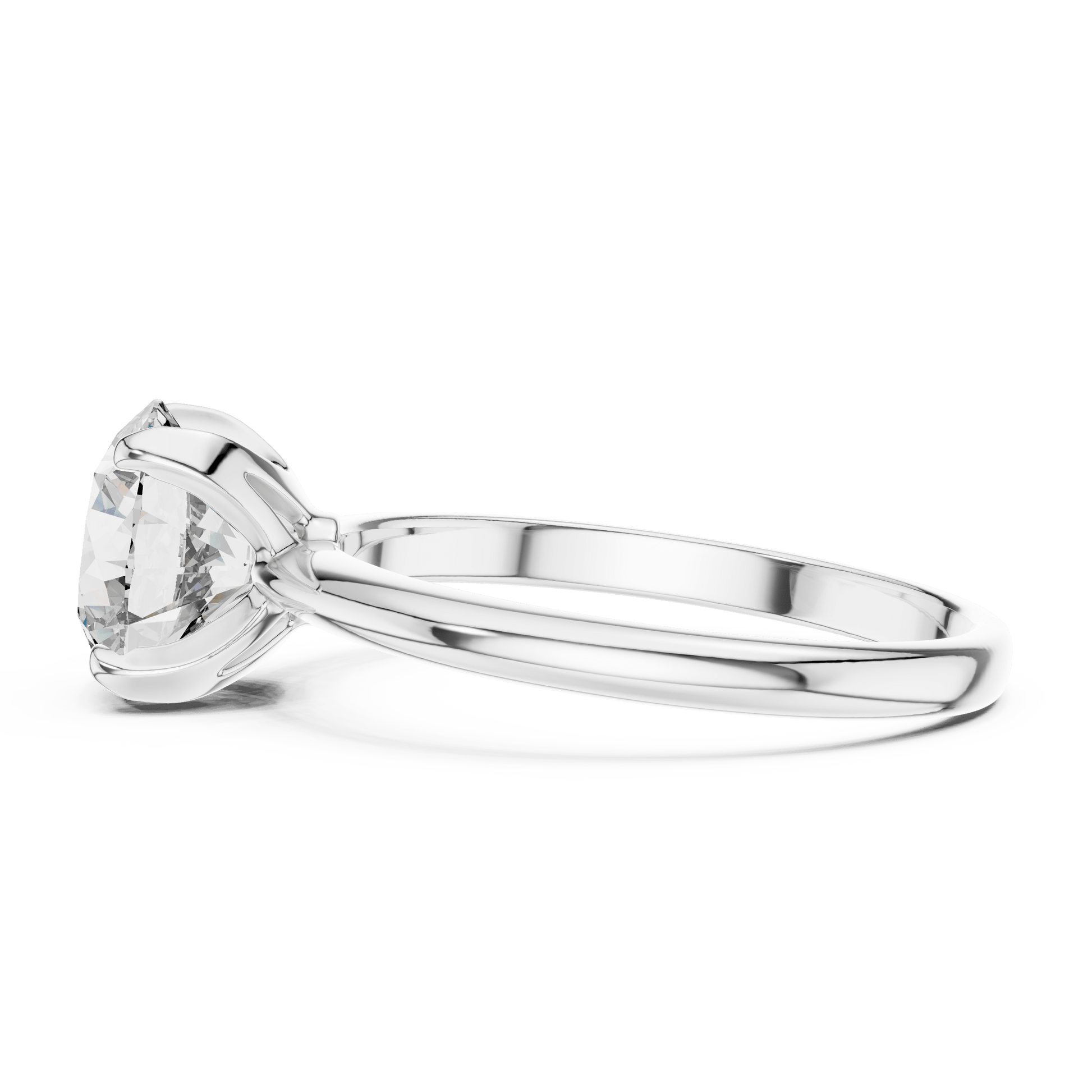 1.5 CT Round Lab Grown Engagement Ring - Carat Elara