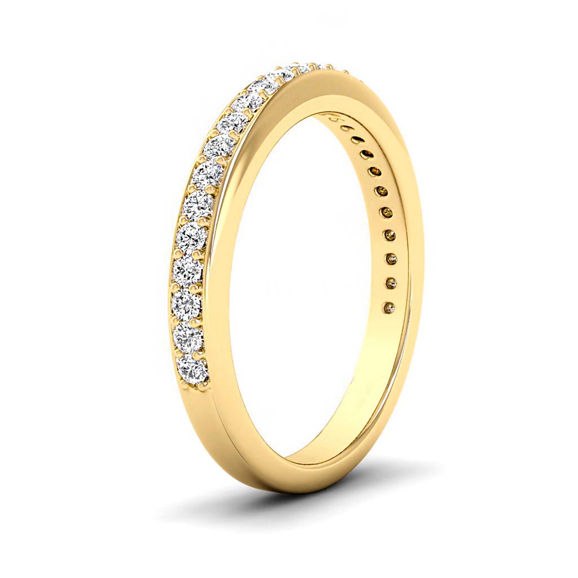 Round Moissanite Eternity Band 1.5 MM - Carat Elara