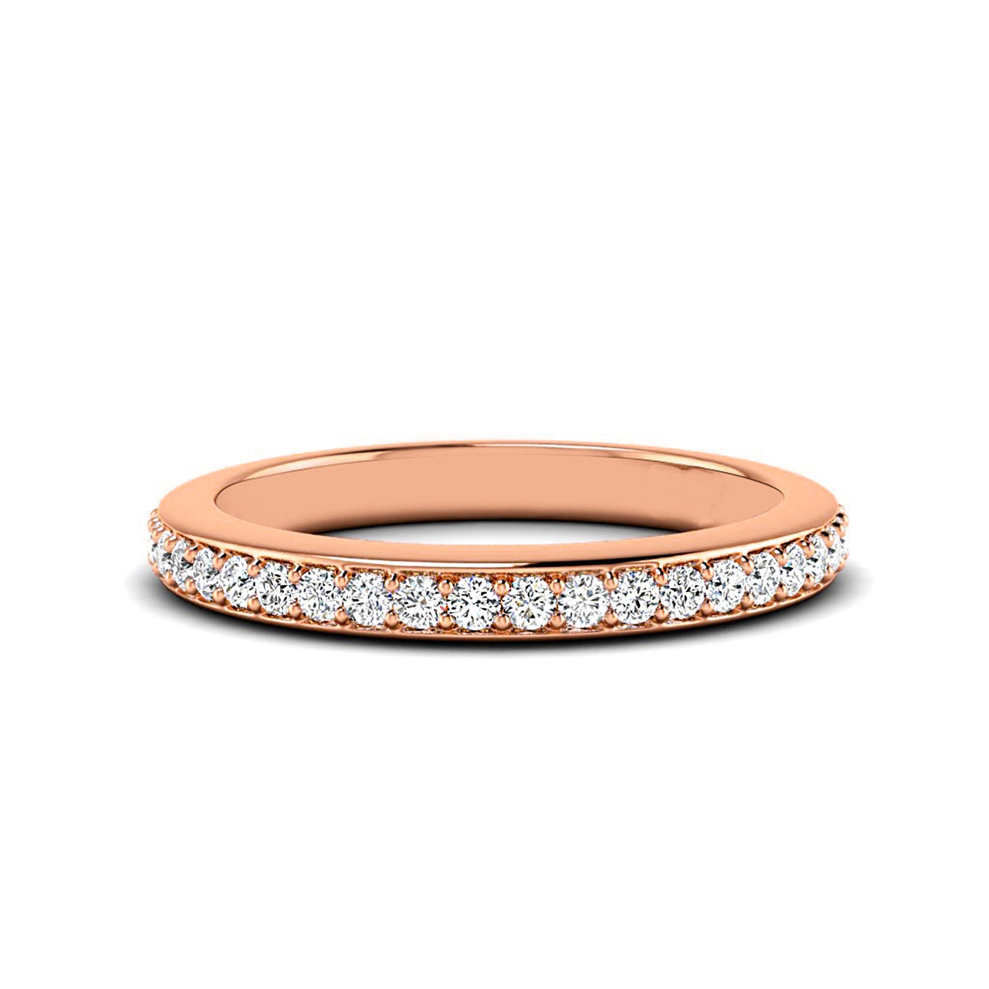 Round Moissanite Eternity Band 1.5 MM - Carat Elara