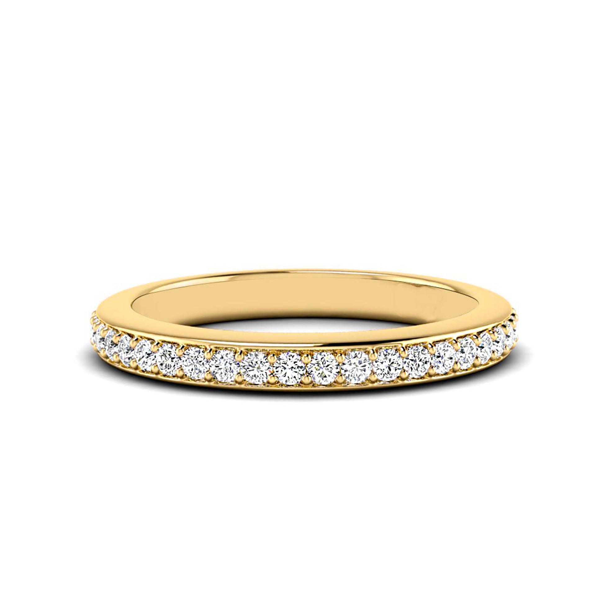 Round Moissanite Eternity Band 1.5 MM - Carat Elara