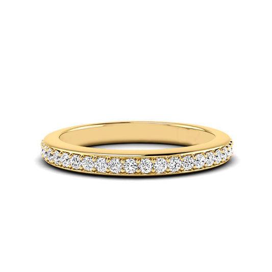 Round Moissanite Eternity Band 1.5 MM - Carat Elara